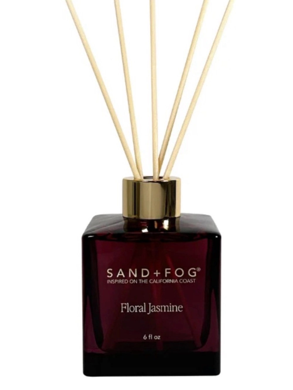 Sand + Fog Reed Diffuser Essential Oil 6oz Floral Jasmine